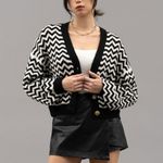 VICI SAMANTHA CHEVRON CARDIGAN Photo 6