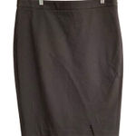 Banana Republic  black tulip pencil skirt women’s 14 side zip OfficeSiren NEW Photo 0