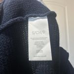 CAbi Womens El Captain Hoodie Cardigan Sweater Size Small Navy Blue White 5780 Photo 4