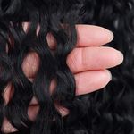 22 Inches Synthetic Long Curly Black Hair Extension Photo 4