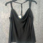Skies Are Blue  Woman Size Large NWT Cowl neck strappy satin like cami top Photo 0