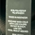 Elegant Black Dress with Gold Zipper Size L Photo 5