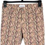 Dear John SZ 29 Gisele Skinny Pants Hi-Rise Snake Print Stretch Zip-Fly Pockets Photo 1