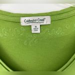 Coldwater Creek  V-Neck short‎ sleeve T shirt, decorative ribbon on top, size 1X Photo 1
