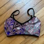 Thief & Bandit Bikini Top in Wandering Floral size medium Blue Photo 1