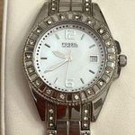 Fossil Ladies Watch Crystal Embellishments Stainless Bracelet Quartz Date Window Photo 4