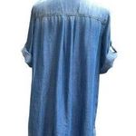 Cloth & Stone L chambray denim dress tie Photo 4