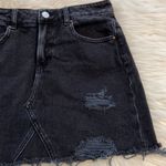 PacSun  Black Jeans Skirt size 25 long 13” Photo 1