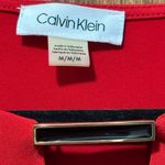Calvin Klein Red Sleeveless Women's Top Photo 1