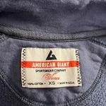 American Giant Heavyweight Full Zip Up Sweatshirt Jacket Jacket Gray Size XS Gray Photo 10