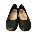 Earth Spirit Gelron 2000 Laser Cut Ballet Flats Black Faux Leather Sz 6 27ER021 Photo 2