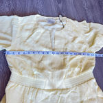 Scotch & Soda  Dress Large Midi Paneled With Gathering Details Yellow Preppy Photo 6