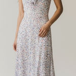 Nanette Lepore NWT  Tiered Floral Midi Dress $158 Photo 0