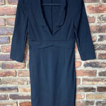 Philosophy Blues Original Black Long Sleeve V-Neck Blazer-Style Dress Women's Photo 0