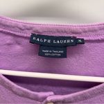 Ralph Lauren  Vintage Purple Cardigan 100% Cotton  Women’s XL Photo 1