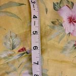 Ralph Lauren Lauren  Yellow Floral High Waisted Linen Vintage Shorts 6 Photo 6