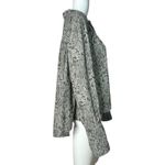 Free People  Shirt Womens Small Gray Snake Skin Print‎ Kennedy Blouse Edgy Grunge Photo 1