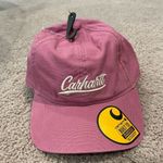 Carhartt Women's Pink Canvas Script Graphic Cap Photo 0