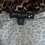 Living Doll  Leopard Print Top‎ Size 3X Photo 2
