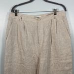 Reformation Linen Oliva 2 Piece Set Size 12 Beige Oatmeal NEW Photo 7