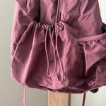 All In Motion NWT  Maroon Drawstring Cinch Backpack Photo 8