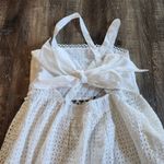 Place Nationale Le Gayan Dress White Eyelet Size 2 US Medium NWT Sleeveless Midi Photo 6