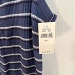 Aerie Women's Blue & White Striped V-Neck Casual Tank Top Size Large NWT Photo 4