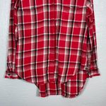 Denim & Supply Ralph Lauren Women M Red Black White Plaid Flannel Shirt Boho Size M Photo 1