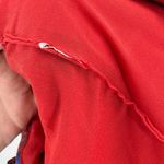 ZARA  Red Floral Adjustable Spaghetti Strap Ruched Cropped Tank Top Size XS Photo 3