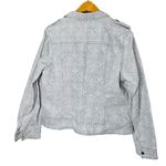 Ruff Hewn Womens Long Sleeve Gray White Full Zip Jacket Size M Photo 6