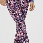 Aerie Offline- Floral Crossover Cut Out Pink High Rise Leggings Size XL Photo 0