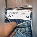 ZARA women’s the 90’s full length in DaryL blue jeans NWT Photo 7
