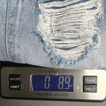 Madden NYC Distressed Western High Rise Rodeo Festival Juniors Denim Shorts 7 Size 27 Photo 7