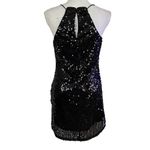 EXPRESS NEW  Size S Sequined Mini Dress Party NYE LBD Black Cocktail Photo 1
