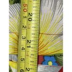 Alvish Women’s Hawaiian Shirt Blouse Sz S Red with Yellow Hibiscus Enjoy Life Photo 5