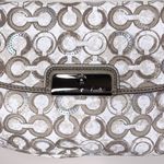 Coach Kristen OP Art Sequin Logo Bag Top Handle Satchel Mini Purse 45088 Y2K Photo 3