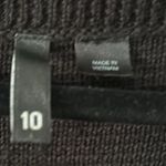 H&M sweater with button detailed black long size 10 Photo 1
