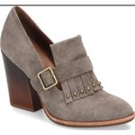 Kork-Ease Prim Mosto Suede Kiltie Pump Heel Women Size 7.5 Khaki Gray Photo 0