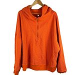 Fabletics Plus Burnt Sedona Lizzie Half Zip Waffle Knit Hoodie Pullover Size 3X Photo 4