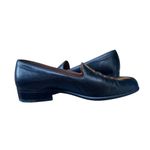 Coach  WOMEN’S BLACK LEATHER LOAFERS WOMENS SIZE 6W Photo 2