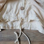 We The Free  Yellow Button Up Top Size Medium Photo 3