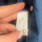 Everlane ✨ Indigo Linen Button Down Sz 2 Shirt✨ Photo 4