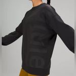 Lululemon  Perfectly Oversized Crew Logo RARE SPELLOUT Photo 6