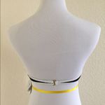 Arizona Jeans Arizona Black & White Retro Push Up Halter Bikini Photo 2