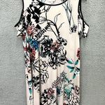 ECI Vintage Y2K Mini Dress Women Large Floral Cold Shoulder Boho Fairy Whimsical Photo 0