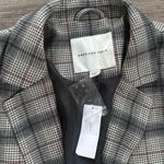 American Eagle  Outfitters Black and Gray Plaid Blazer Photo 2