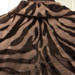 Vtg GIANCARLO FERRARI Black Faux‎ Fur Animal Print Crop Full Zip Jacket Size 4 Photo 6
