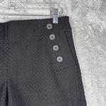 Loft Shorts Women 2 Black Textured Rivieria Short Chino Casual Preppy Minimalist Photo 3