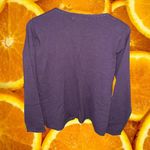 Vintage Mirasol Purple Button Cardigan with Decorative 3D Flower on Front Size L Size L Photo 4