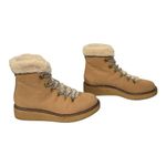 J.Crew  Nubuck Nordic Crepe Sole Wedged Lace Up Winter Bootie Size 12 Photo 2